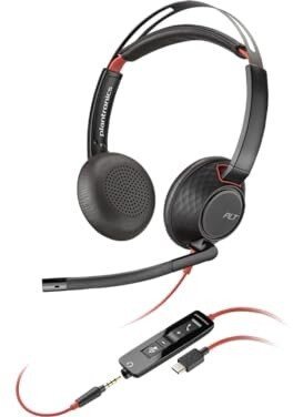 Plantronics Blackwire 5200 5220 USB-C Stereo (Bulk)