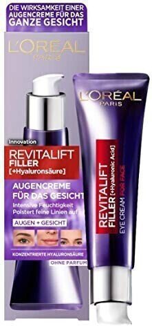 L'Or?al Revitalift Filler + Hyalurons?ure Augencreme (30ml)