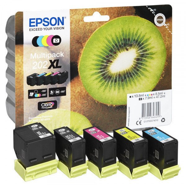 Epson 202XL 4-farbig Multipack (C13T02G74010)